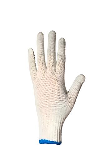 35 Pares Luva Tricotada Algodão Malha Pano Sem Pigmentos