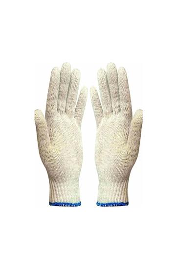 20 Pares Luva Tricotada Algodão Malha Pano Sem Pigmentos