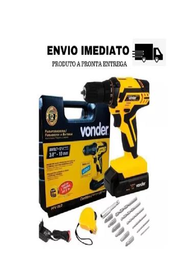 FURADEIRA/PARAFUSADEIRA VONDER PFV012 C/IMPACTO + ACESSÓRIOS