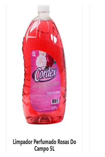 Limpador perfumado rosas do campo 5 litros